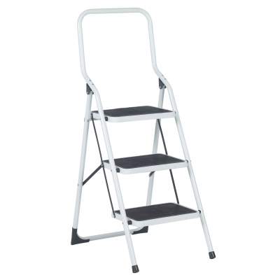 HUISHOUDLADDER BIG STEP 3TR WIT