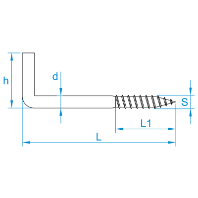 SCHROEFDUIM VERZINKT 3.45X50MM