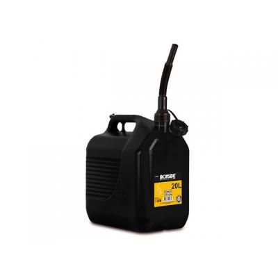 IRONSIDE JERRYCAN ZWART 20L.+ SCHENKDOP