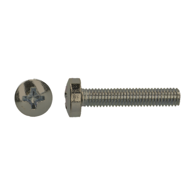 METAALVIJS DIN7985 CK INOX A2 M6X40