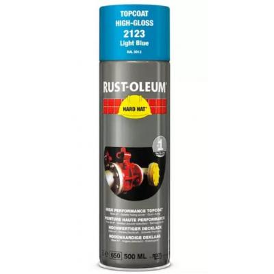 SPUITBUS VERF LICHTBLAUW RAL 5012 500ML.