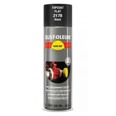 SPUITBUS VERF ZWART MAT RAL 9005 500ML.