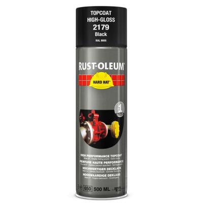 SPUITBUS VERF ZWART H.GLANS 9005 500ML