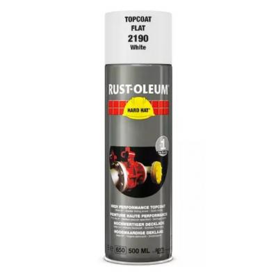 SPUITBUS VERF WIT MAT RAL 9010 500ML.