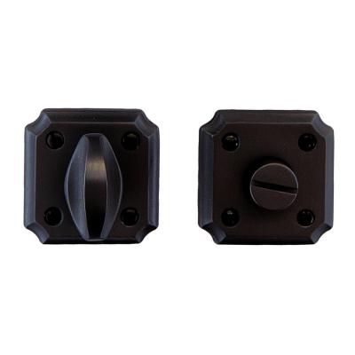 HDD WC GARNITUUR SQUARE RETRO ZWART 50MM
