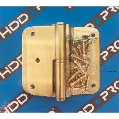 HDD PAUMELLE 80X80X2,5 LAITON MAT GAUCHE 3PCE+VIS