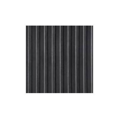 MAT RUBBER BREED GERIBD ZWART 120CM 3MM