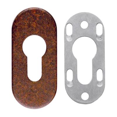HDD VEILIGHEIDSCYLINDER PLAAT 9MM ROEST