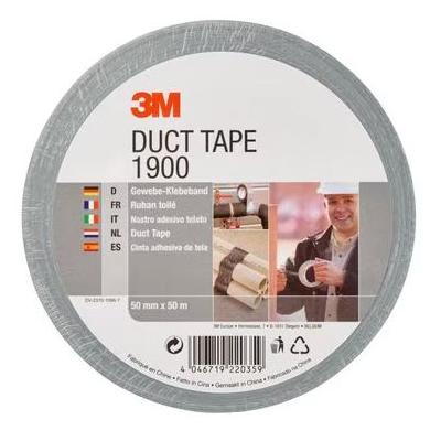3M DUCT TAPE ZILVER 50MMX50M