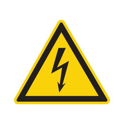 PICTOGRAM 200MM DRIEHOEK ELECTRICITEIT