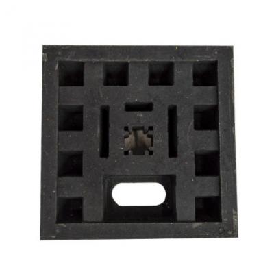 VOET RUBBER 40X40CM 15KG GAT 4X4CM VOOR