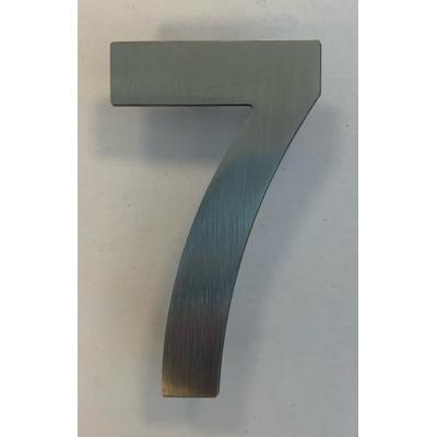 HUISNUMMER INOX TONIC 75 MM. 7