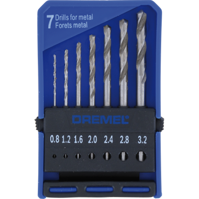 DREMEL 628 BORENSET 7ST. 0.8-3.2MM
