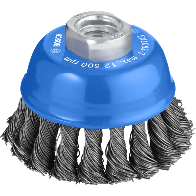 BOSCH Brosse boisseau PRO Metal heavy, 75 x 0,5 mm, à filetage