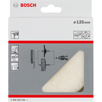 BOSCH PEAU DE MOUTON 125MM