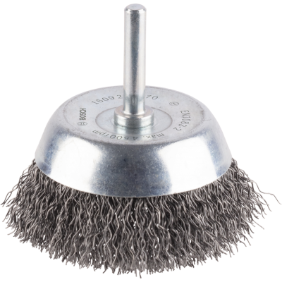 BOSCH Brosse boisseau PRO Metal clean, emmanchement droit, 70 x 0,3 mm