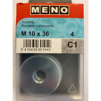 CARROSSERIESLUITRING M 10X36 ZN 4ST