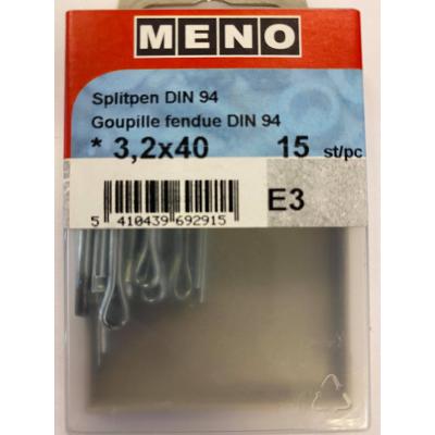 SPLITPEN DIN 94 3.2X40MM BLISTER 15ST
