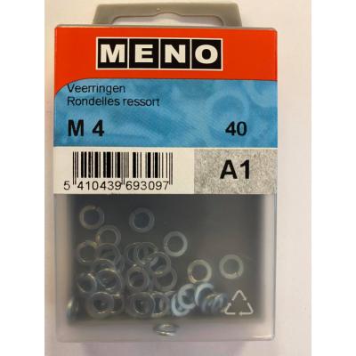 VEERRING DIN 127B M 4 ZN/BLISTER 40ST