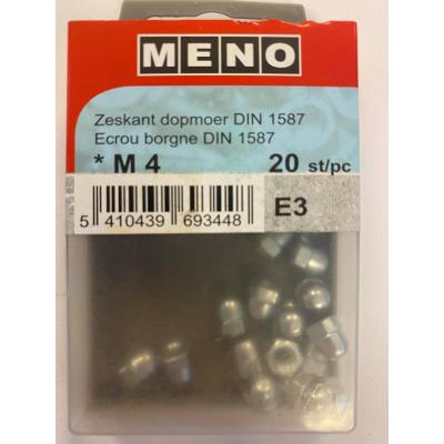 ZESKANT DOPMOER DIN 1587 M4 ZN 20ST