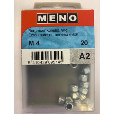 ZESKANTBORGMOER KL6 DIN 985 M4 ZN 20ST