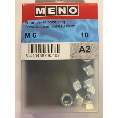 ZESKANTBORGMOER KL6 DIN 985 M6 ZN 10ST