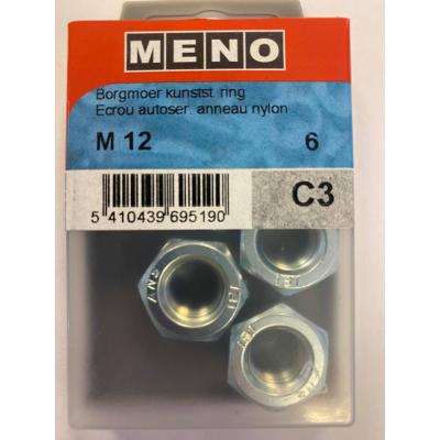ZESKANTBORGMOER KL6 DIN 985 M12 ZN 6ST