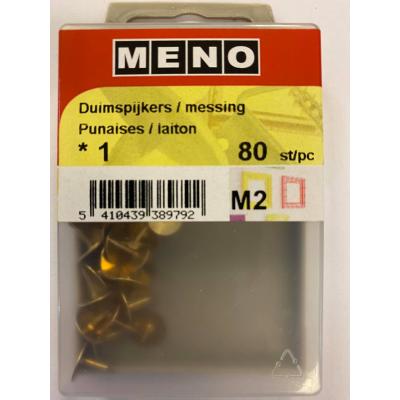 DUIMSPIJKER VERMESSINGD/BLISTER (80ST.)