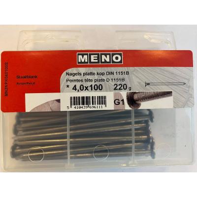 NAGELS PLATTE KOP DIN 1151B 4X100 220G