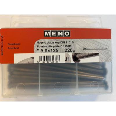 NAGELS PLATTE KOP DIN 1151B 5X125 220G
