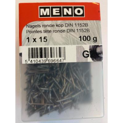 NAGELS RONDE KOP DIN 1152 1X15 100G