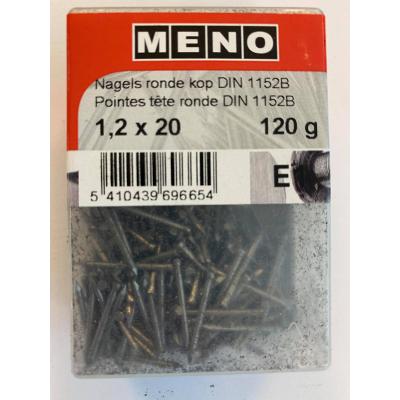 NAGELS RONDE KOP DIN 1152 1.2X20 120G