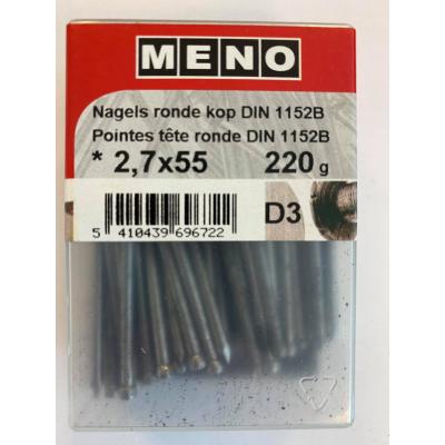 NAGELS RONDE KOP DIN 1152 2.7X55 220G