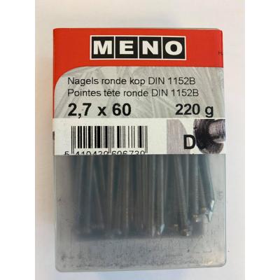 NAGELS RONDE KOP DIN 1152 2.7X60 220G