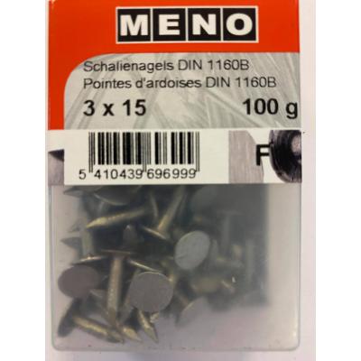 SCHALIENAGEL EBK D1160B 3X15 VZN 100G