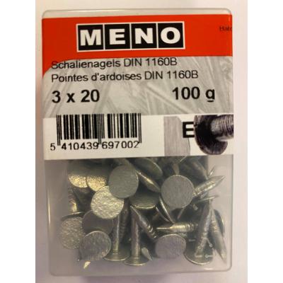 SCHALIENAGEL EBK D1160B 3X20 VZN 1000G