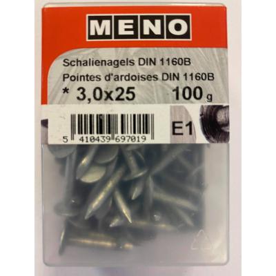 SCHALIENAGEL EBK D1160B 3X25 VZN 100G