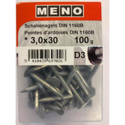 SCHALIENAGEL EBK D1160B 3X30 VZN 100G