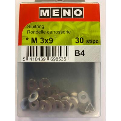 SLUITRING DIN 9021 M3 A2/BLISTER 30ST
