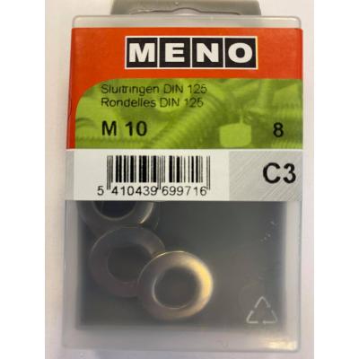 SLUITRINGEN DIN 125A M 10 INOX A2 8ST