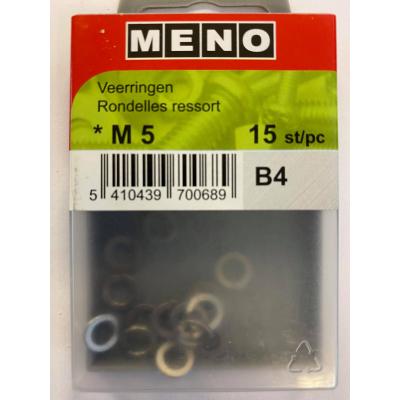 VEERRING DIN 127B M 5 A2/BLISTER 15ST
