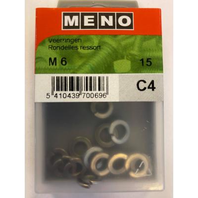 VEERRING DIN 127B M 6 A2/BLISTER 15ST