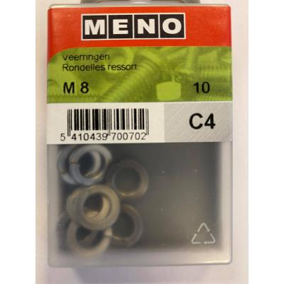 VEERRING DIN 127B M 8 A2/BLISTER 10ST