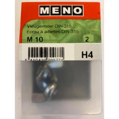 VLEUGELMOER AMER.VORM M 10 INOX A2 2ST