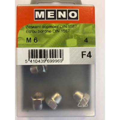 ZESKANT DOPMOER DIN 1587 M6 INOX A2 4ST