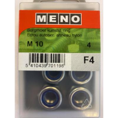 ZESKANTBORGMOER DIN 985 M 10 INOX A2 4ST