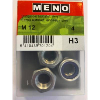 ZESKANTBORGMOER DIN 985 M 12 INOX A2 4ST