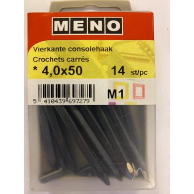 VIERKANTE CONSOOLHAAK GEHARD 4X50 14ST