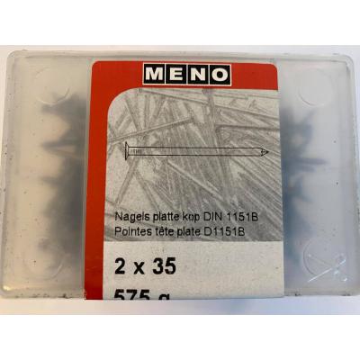NAGELS PLATTE KOP DIN 1151B 2X35 575G