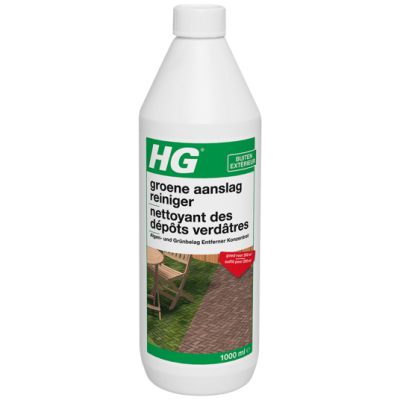 HG GROENE AANSLAGREINIGER 1L.